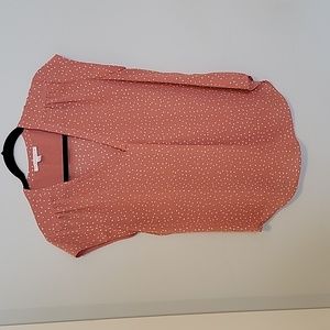 Fun 2 fun peach blouse size m